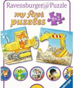 Ravensburger Puzzel Dieren In De Bouw - My First Puzzles - 9x2 Stukjes - Kinderpuzzel