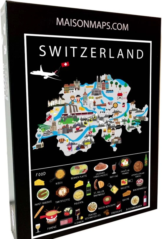 Puzzel Van Nederland | 1000 Stukjes | 68x48 Cm | Familiepuzzel | Jigsaw | Legpuzzel | Maison Maps 2 Puzzel Van Nederland | 1000 Stukjes | 68x48 Cm | Familiepuzzel | Jigsaw | Legpuzzel | Maison Maps - Afbeelding 2