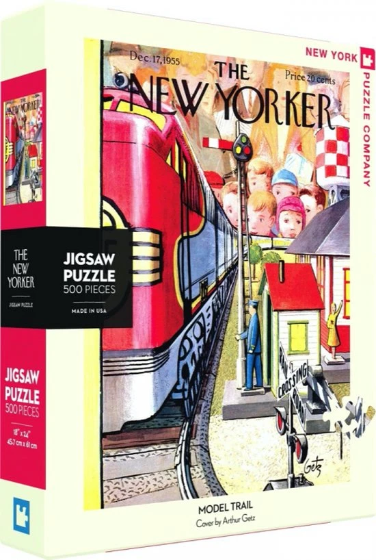 The New York Puzzle Company New York Puzzle Company Model Train - 500 Pieces 3 The New York Puzzle Company New York Puzzle Company Model Train - 500 Pieces - Afbeelding 3