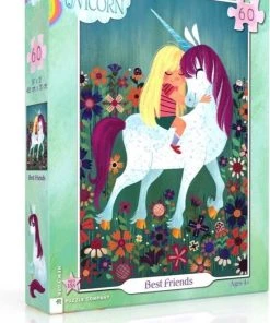 The New York Puzzle Company Best Friends - NYPC Uni The Unicorn Collectie Puzzel 60 Stukjes - Nintendo - 0819844010867