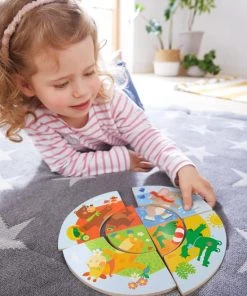 Haba Legpuzzel Beestige Seizoenen 20 Cm Junior Hout 8-delig -Goedkope puzzels winkel 550x825 4