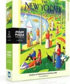 The New York Puzzle Company New York Puzzle Company Sunday Afternoon In Central Park - 1000 Pieces -Goedkope puzzels winkel 550x829